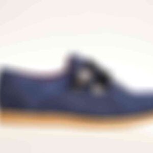 Blue Casual Velvet Shoe